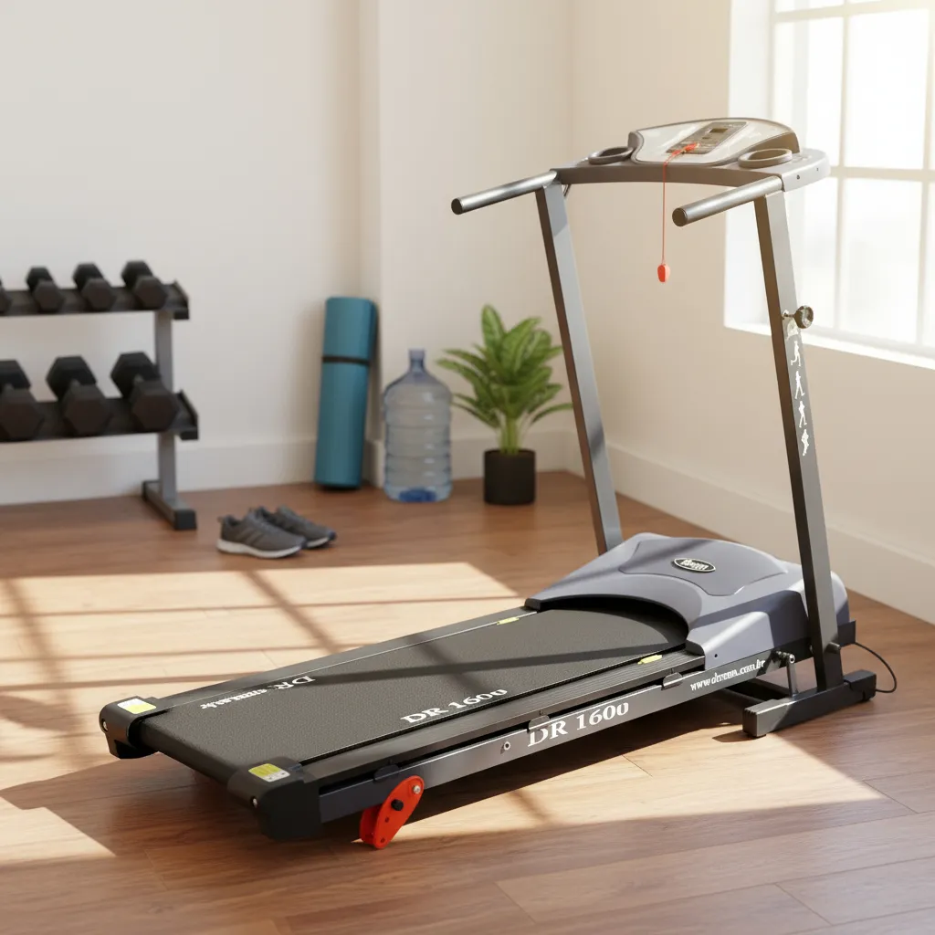 Esteira ergométrica Sano Fitness 2.5 HP dobrável inclinação regulável